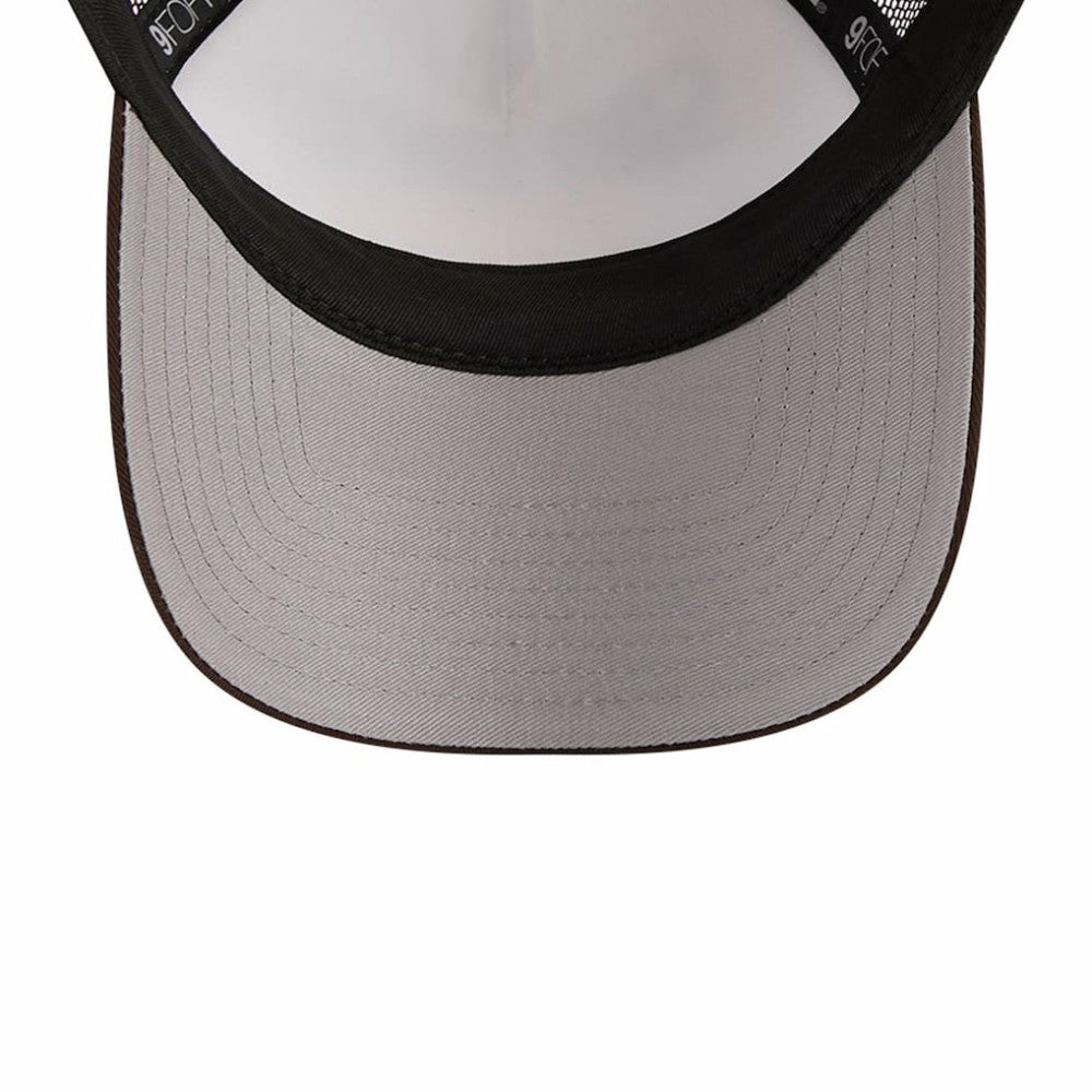 San Diego Padres New Era Stacked A-Frame Trucker 9FORTY Adjustable Hat On Sale
