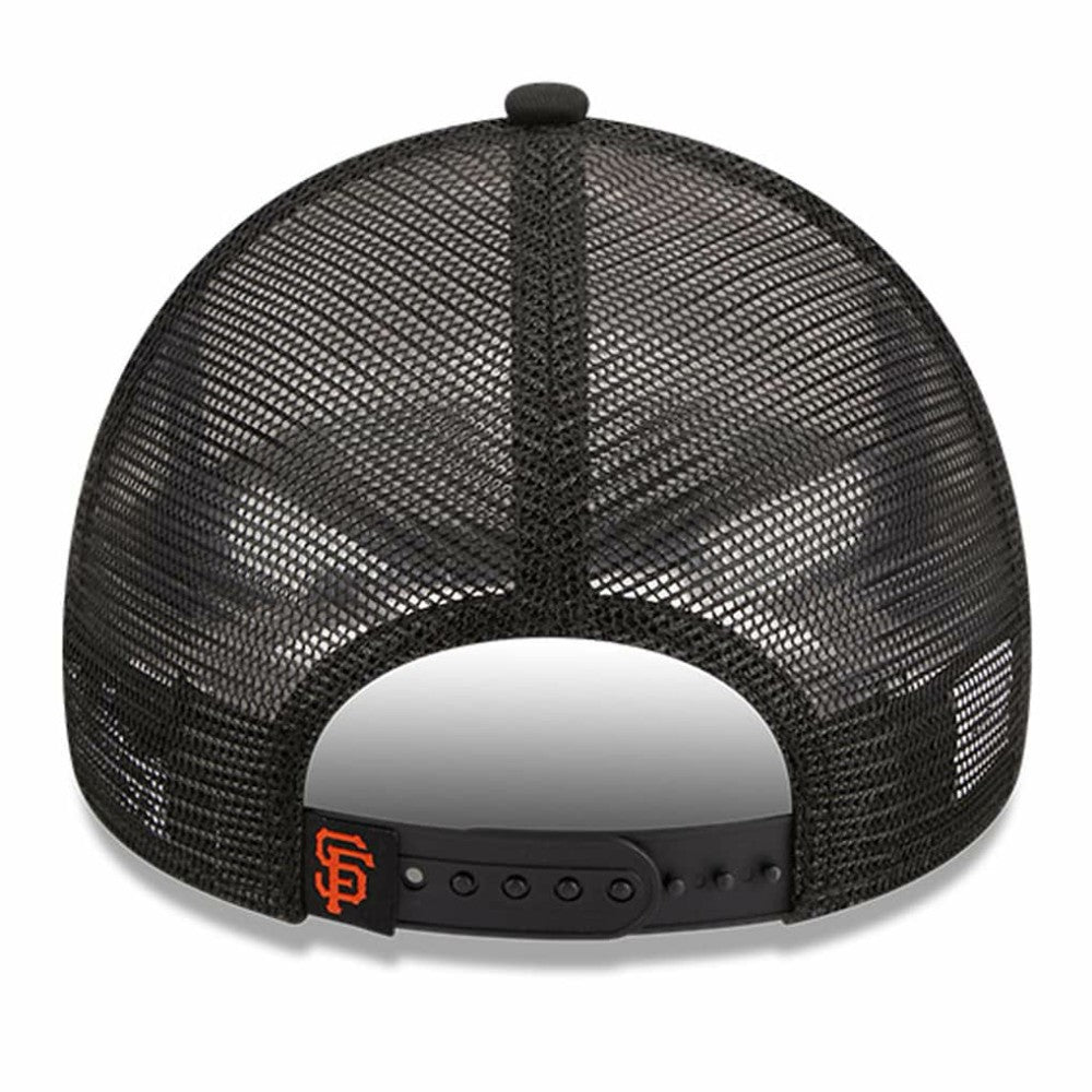 San Francisco Giants New Era Stacked A-Frame Trucker 9FORTY Adjustable Hat Clearance