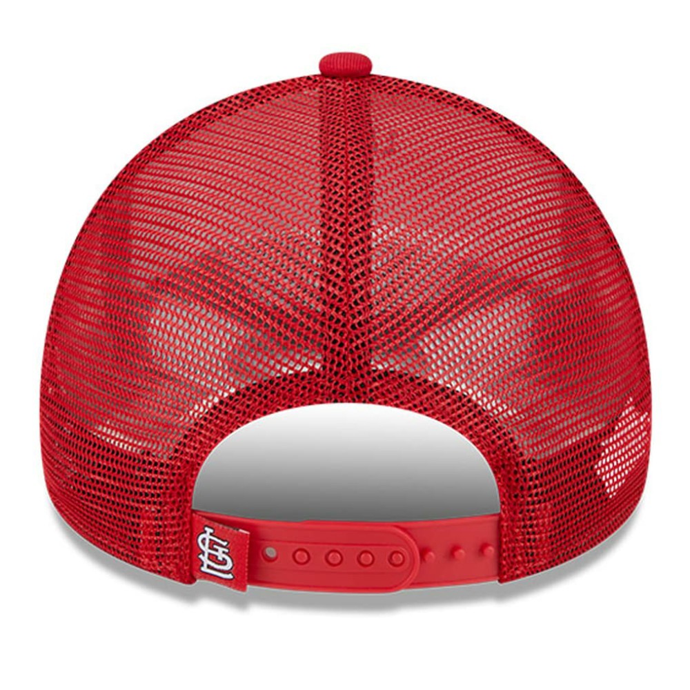 St. Louis Cardinals New Era Stacked A-Frame Trucker 9FORTY Adjustable Hat On Sale