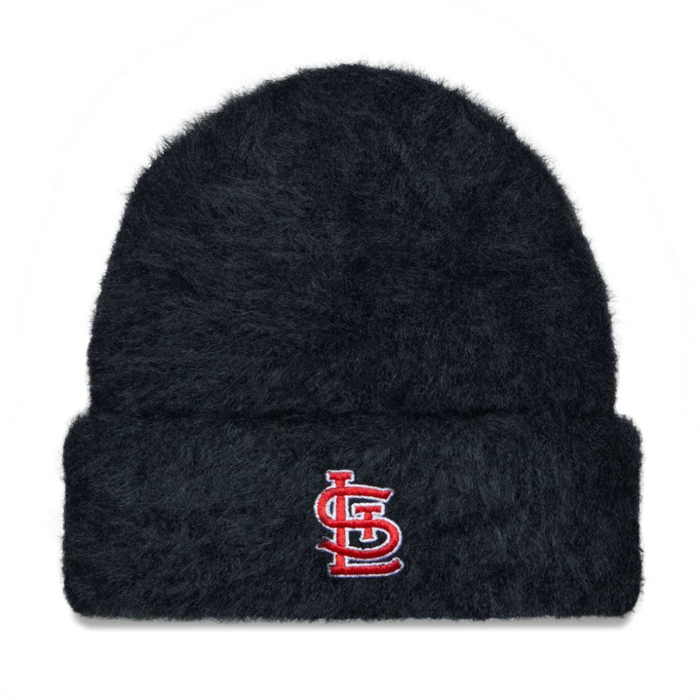 St. Louis Cardinals New Era Women's Fuzzy Cuffed Knit Hat discount