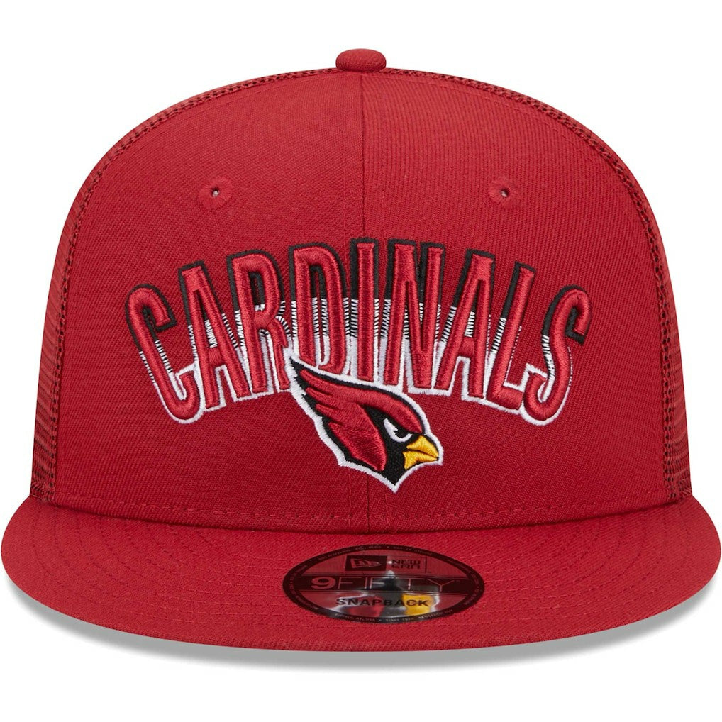 Arizona Cardinals New Era Grade Trucker 9FIFTY Snapback Hat Cardinal - NFL