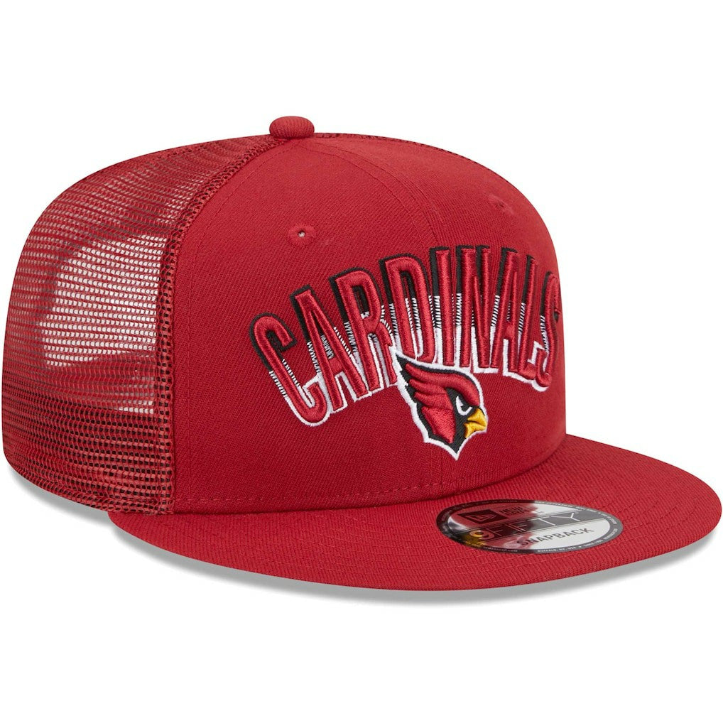 Arizona Cardinals New Era Grade Trucker 9FIFTY Snapback Hat Cardinal - NFL