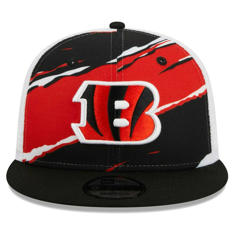 Cincinnati Bengals New Era Tear Trucker 9FIFTY Snapback Hat Black - NFL