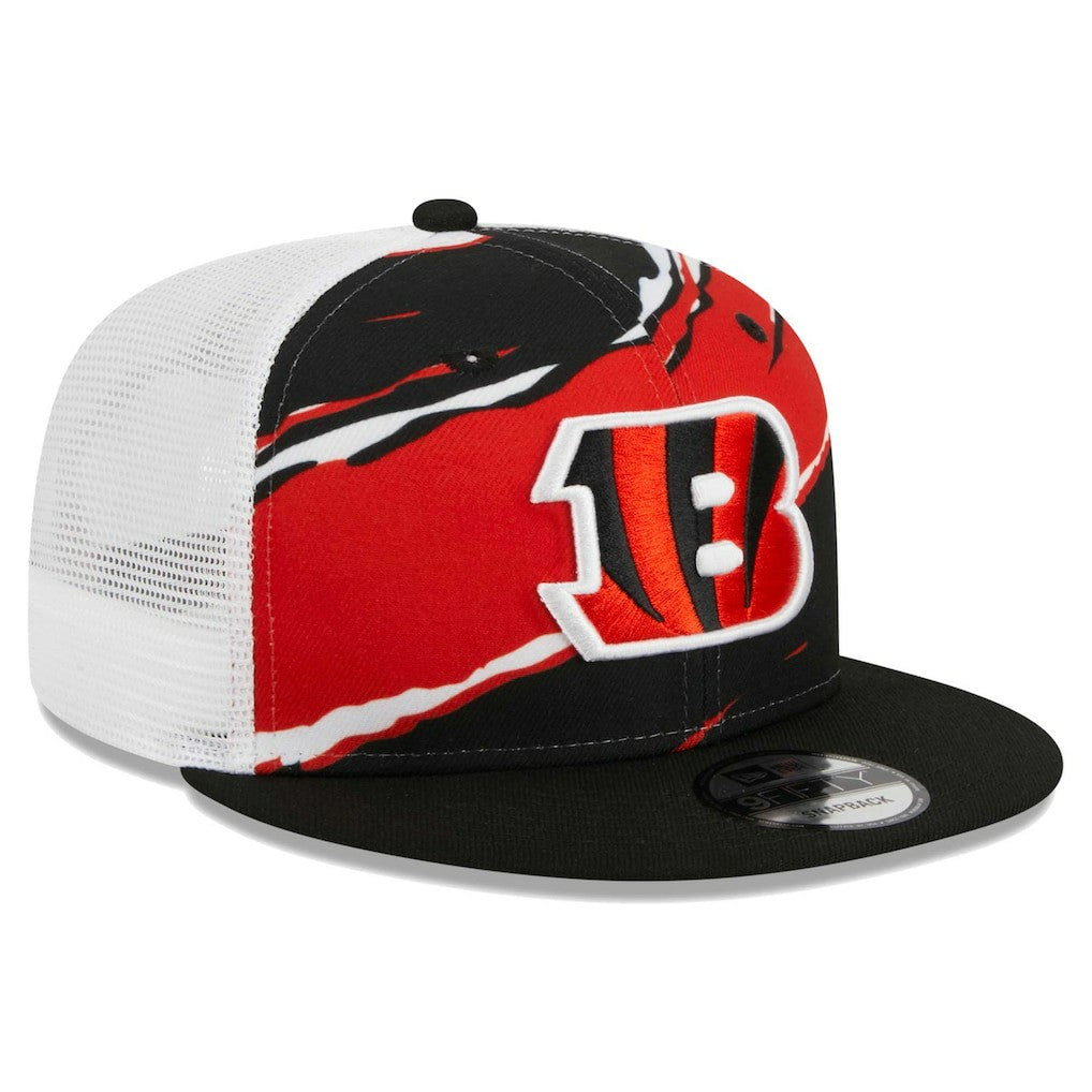 Cincinnati Bengals New Era Tear Trucker 9FIFTY Snapback Hat Black - NFL
