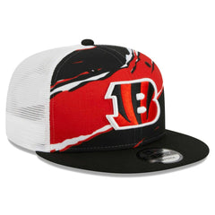 Cincinnati Bengals New Era Tear Trucker 9FIFTY Snapback Hat Black - NFL