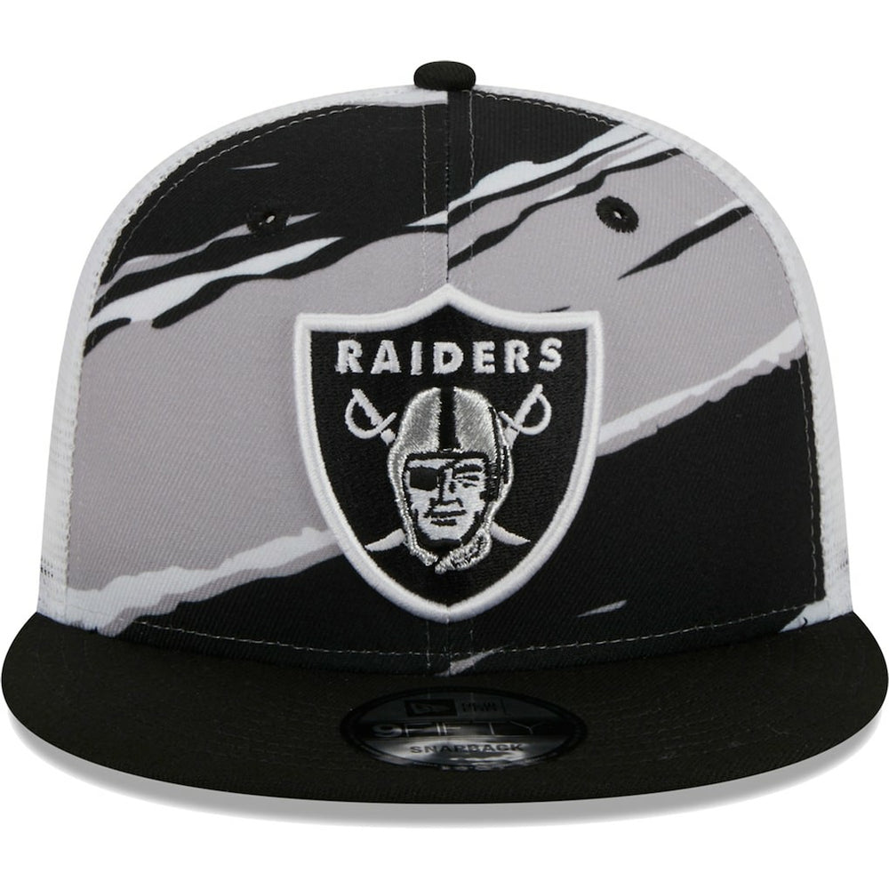 Las Vegas Raiders New Era Tear Trucker 9FIFTY Snapback Hat Black - NFL