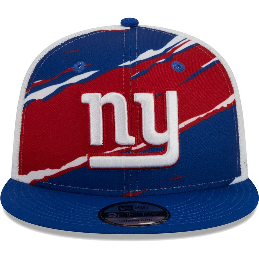 New York Giants New Era Tear Trucker 9FIFTY Snapback Hat Royal - NFL