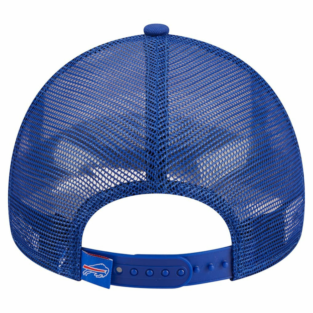 Buffalo Bills New Era Stacked A-Frame Trucker 9FORTY Adjustable Hat White/Royal - NFL