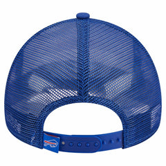 Buffalo Bills New Era Stacked A-Frame Trucker 9FORTY Adjustable Hat White/Royal - NFL