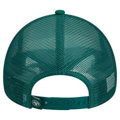 New York Jets New Era Stacked A-Frame Trucker 9FORTY Adjustable Hat White/Green - NFL
