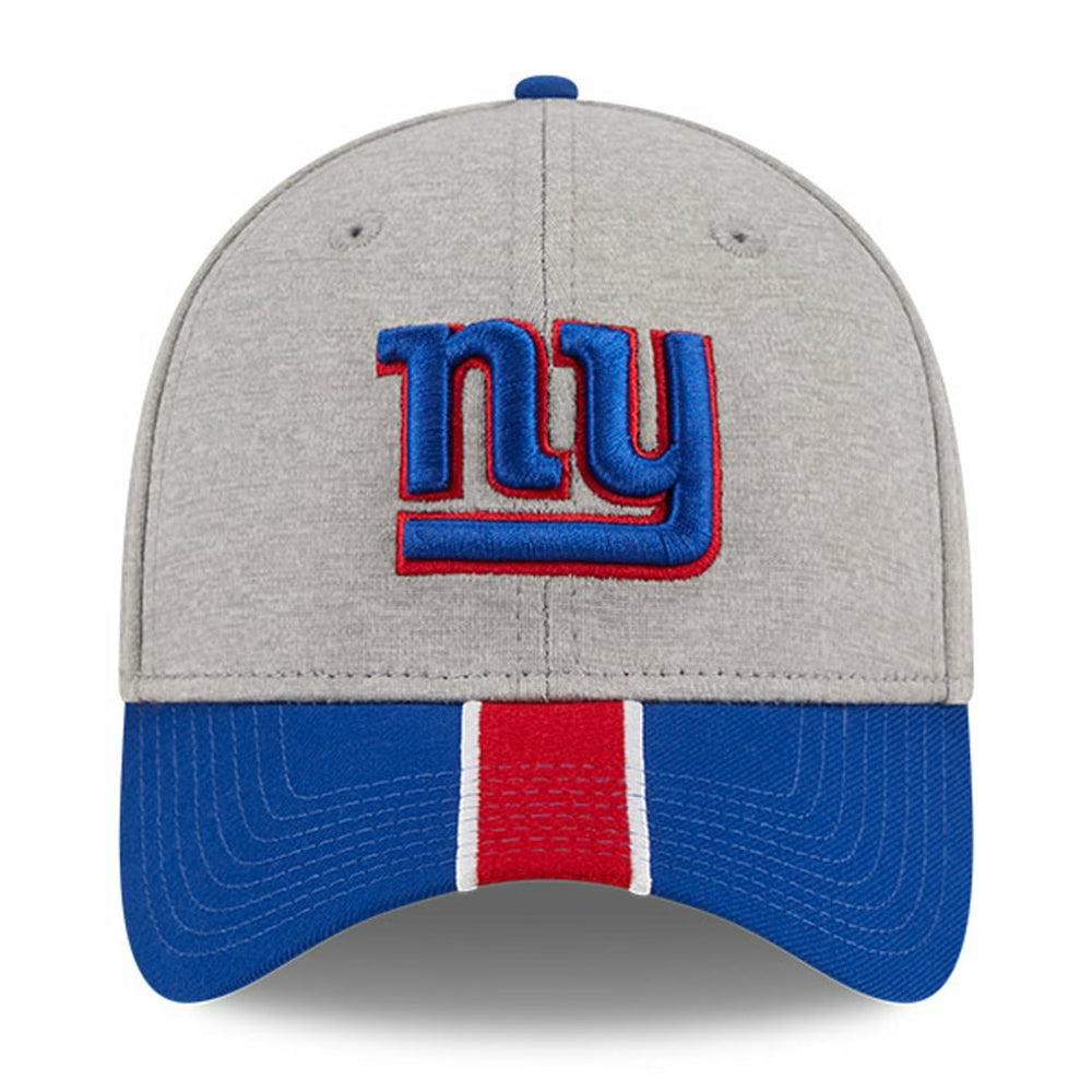 New York Giants New Era Striped 39THIRTY Flex Hat Heather Gray/Royal - NFL