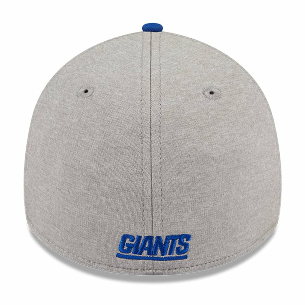 New York Giants New Era Striped 39THIRTY Flex Hat Heather Gray/Royal - NFL