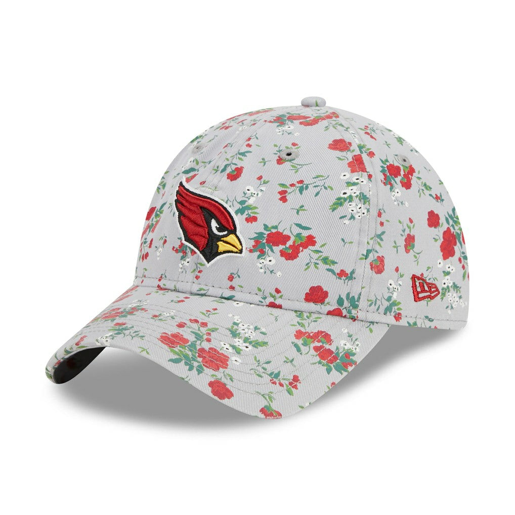 New Era Arizona Cardinals Women's Bouquet 9TWENTY Adjustable Hat Gray - NFL