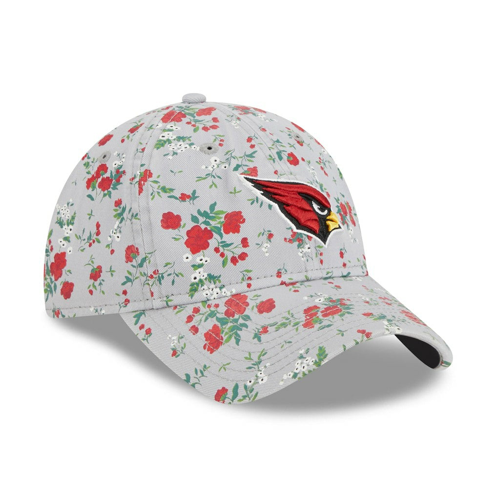 New Era Arizona Cardinals Women's Bouquet 9TWENTY Adjustable Hat Gray - NFL