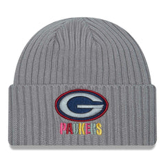 Green Bay Packers New Era Color Pack Multi Cuffed Knit Hat Gray - NFL