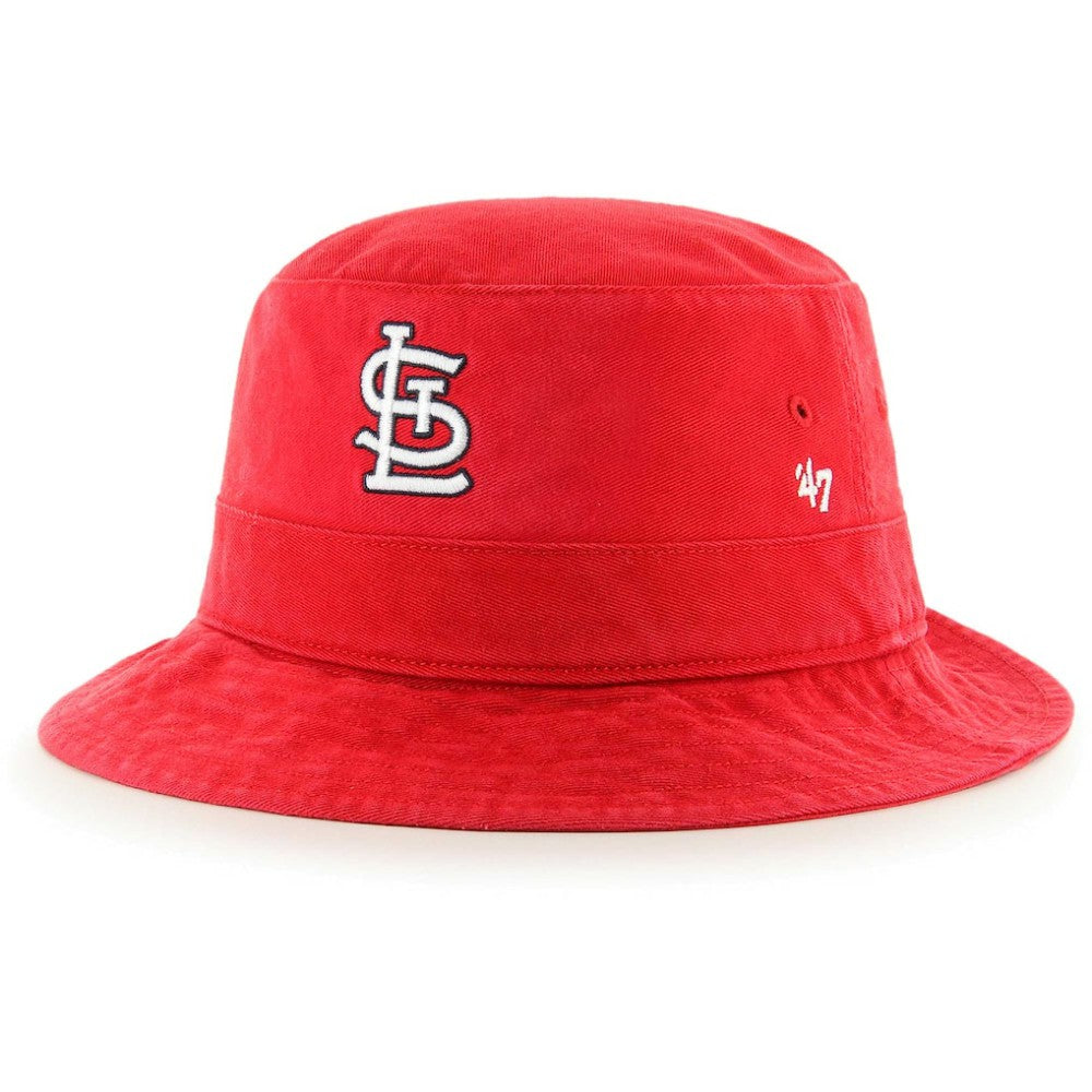 St. Louis Cardinals '47 Primary Bucket Hat Lifestyle