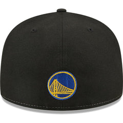 New Era - Golden State Warriors Pop Front 59FIFTY Fitted Hat - Black/Royal