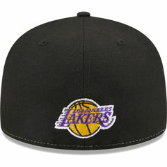 New Era - Los Angeles Lakers Pop Front 59FIFTY Fitted Hat - Black/Gold