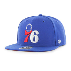47 brand - Philadelphia 76ers '47 Sure Shot Captain Snapback Hat - Royal