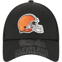 Cleveland Browns New Era Top Visor 9FORTY Adjustable Hat Black - NFL