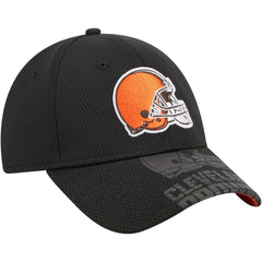Cleveland Browns New Era Top Visor 9FORTY Adjustable Hat Black - NFL