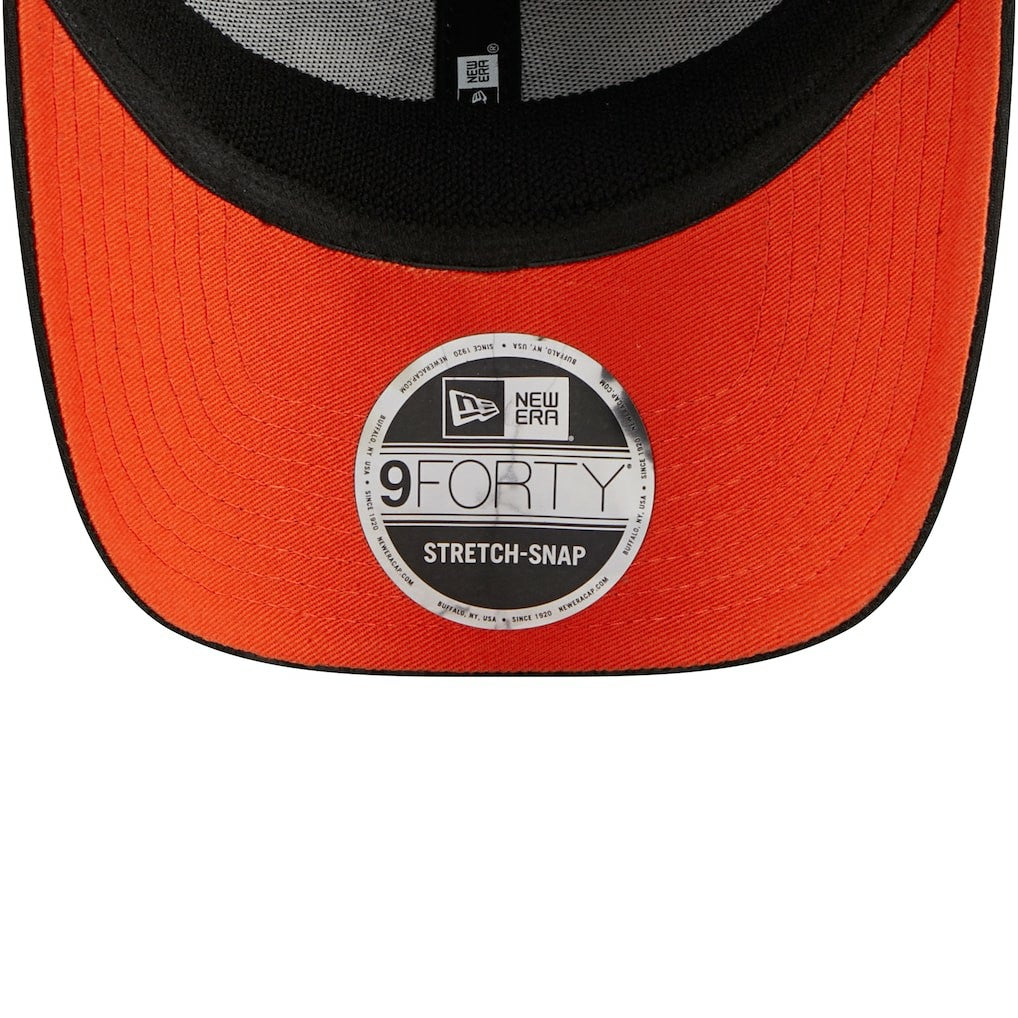 Cleveland Browns New Era Top Visor 9FORTY Adjustable Hat Black - NFL