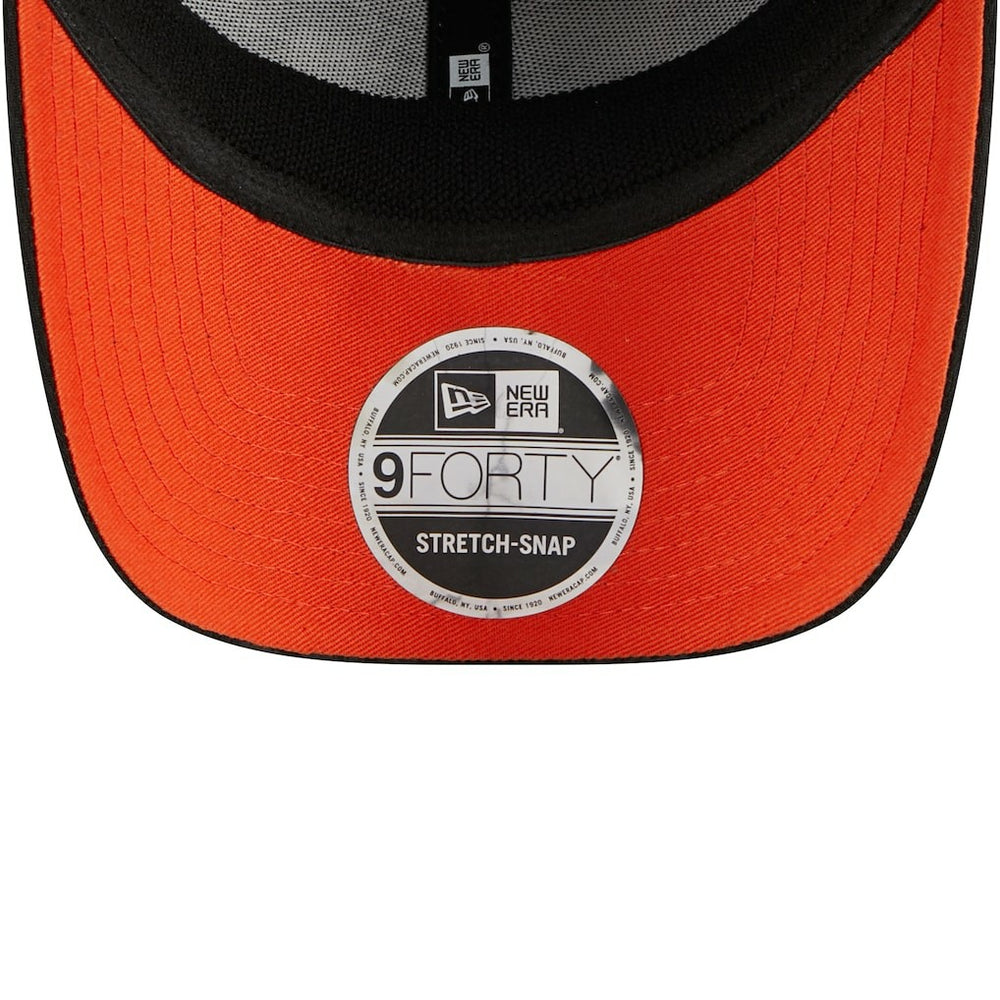 Cleveland Browns New Era Top Visor 9FORTY Adjustable Hat Black - NFL