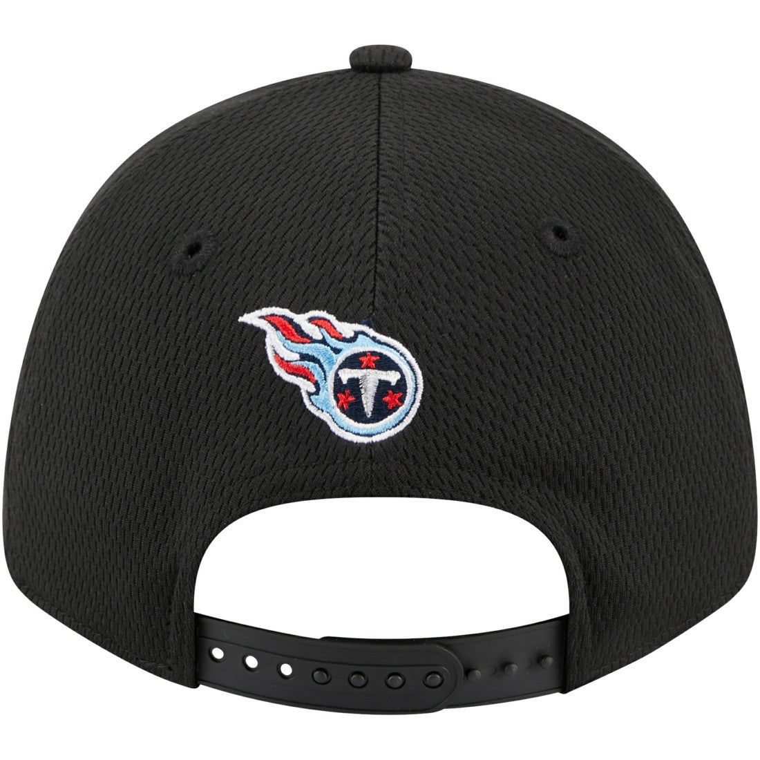 Tennessee Titans New Era Top Visor 9FORTY Adjustable Hat Black - NFL