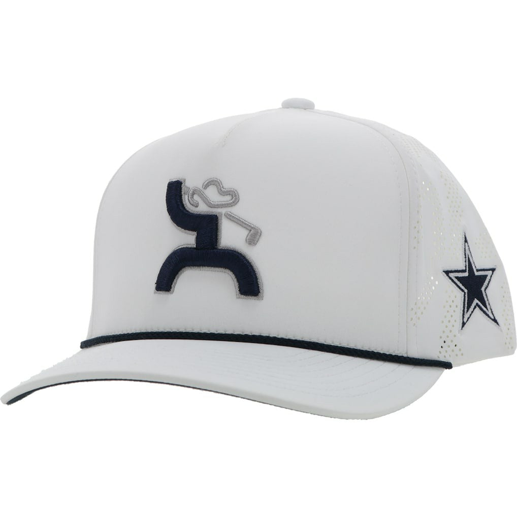 Dallas Cowboys HOOey Golf Trucker Adjustable Hat White - NFL