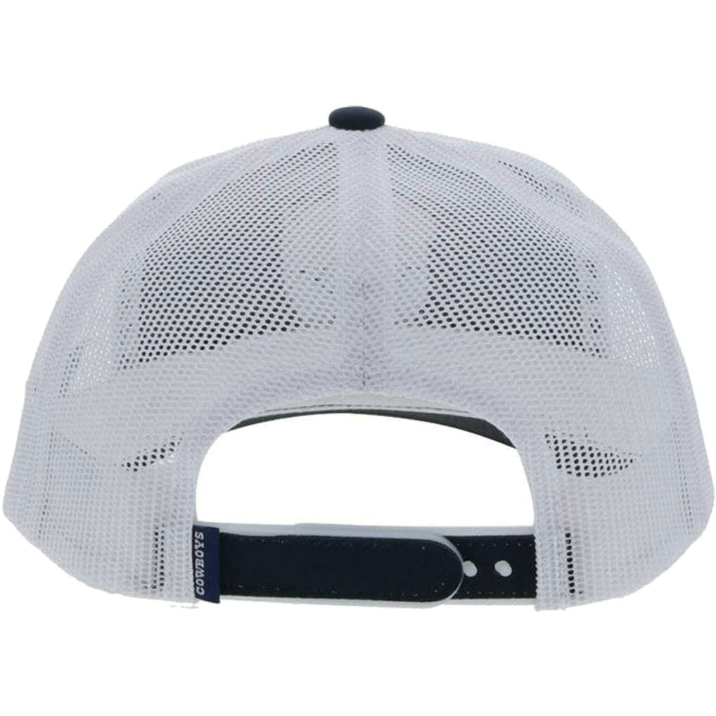 Dallas Cowboys HOOey Rope Flag Trucker Adjustable Hat Navy/White - NFL