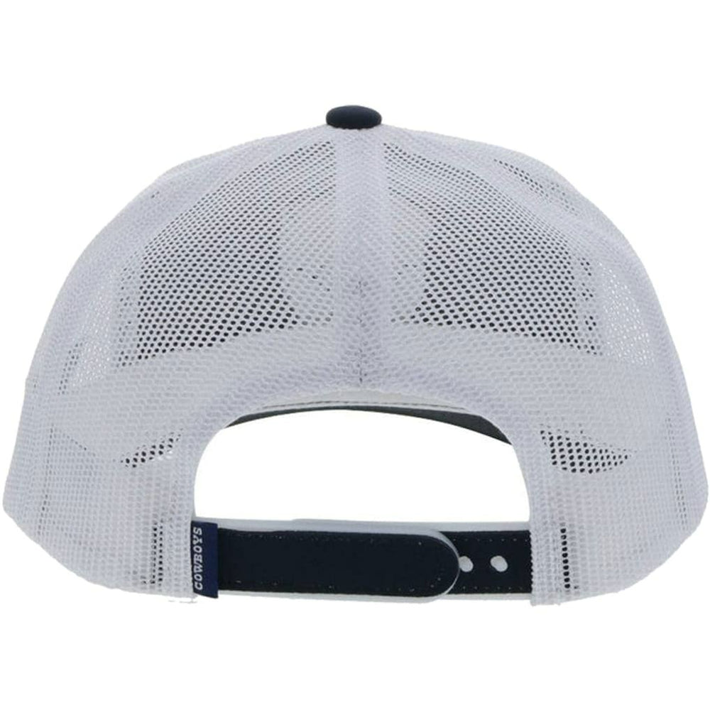 Dallas Cowboys HOOey Rope Flag Trucker Adjustable Hat Navy/White - NFL
