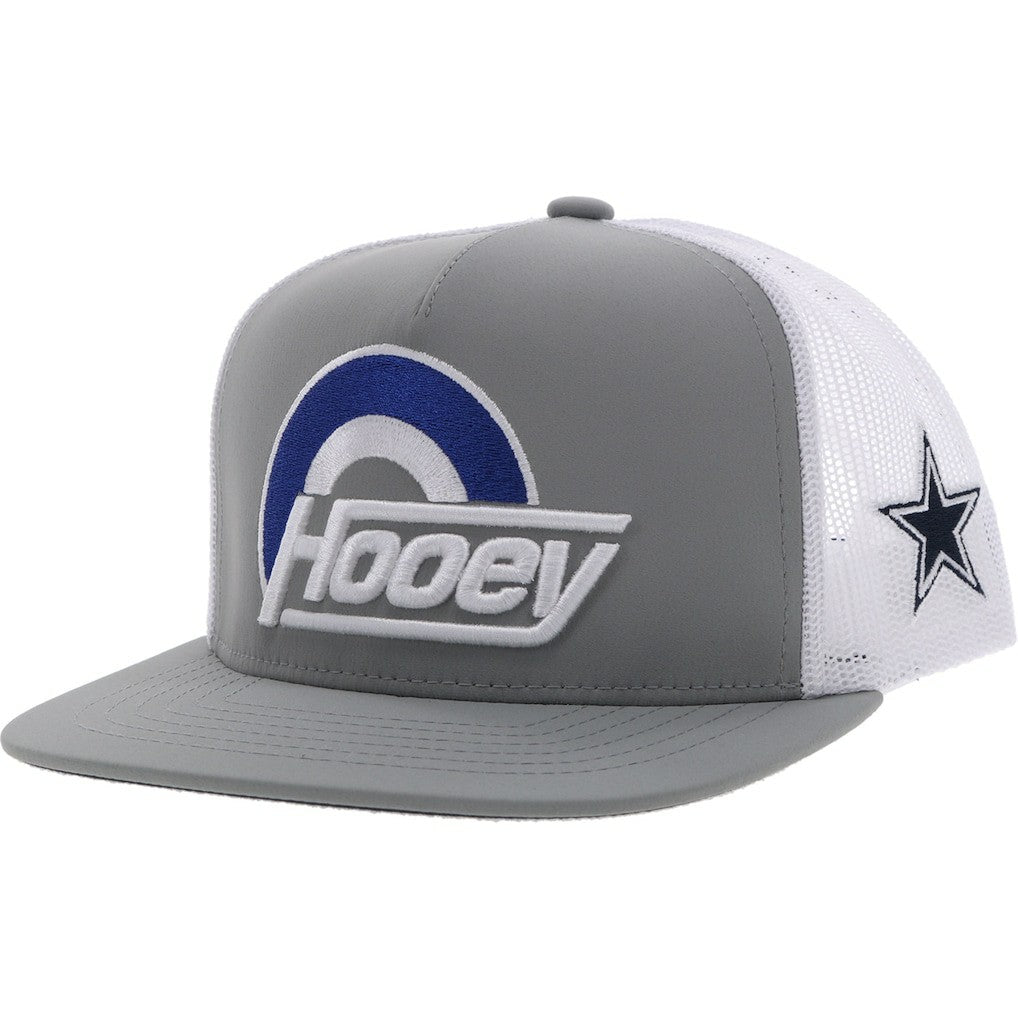 Dallas Cowboys HOOey Youth Logo Trucker Snapback Hat Silver/White - NFL