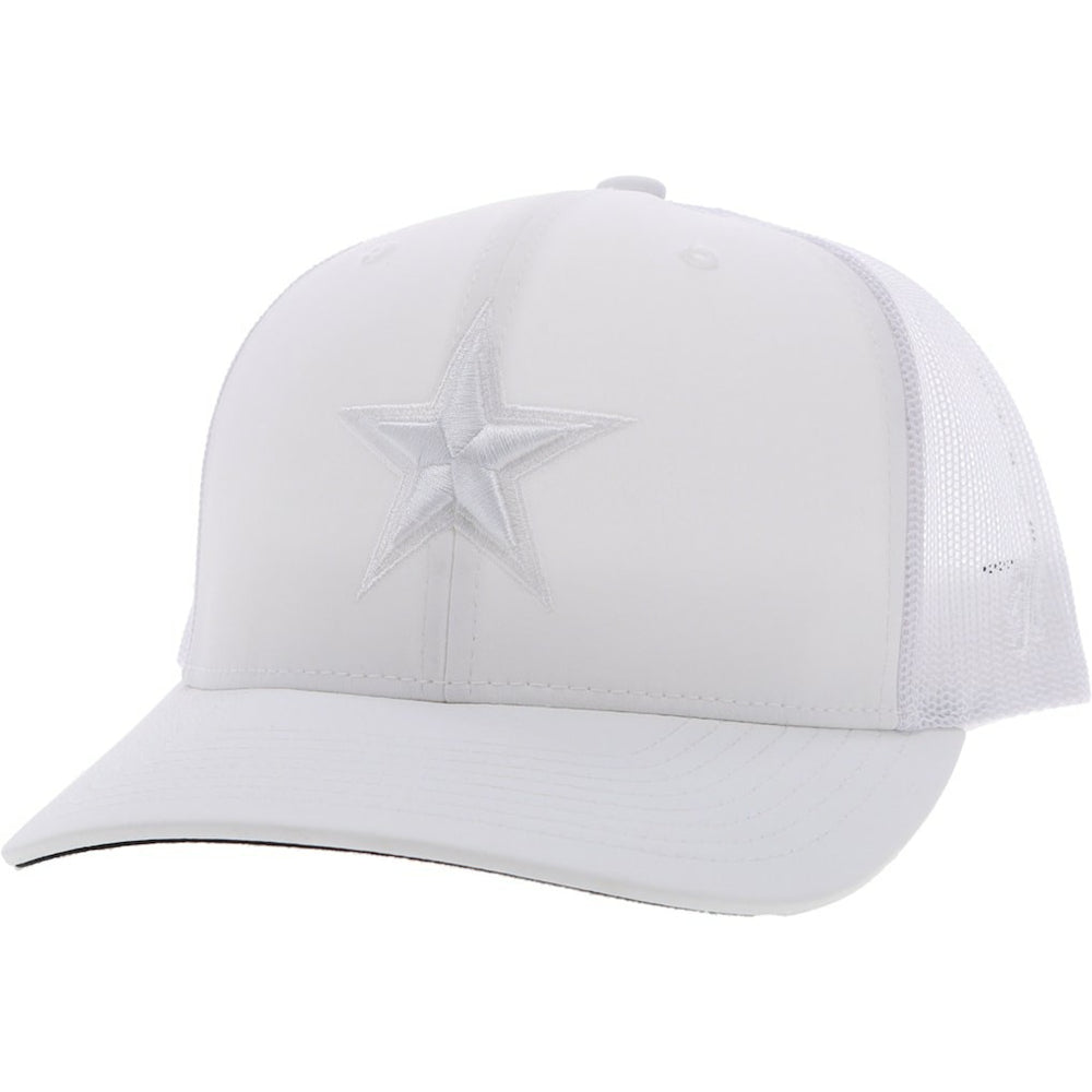 Dallas Cowboys HOOey Star Trucker Snapback Hat White - NFL