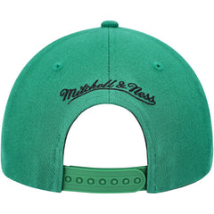 Mitchell & Ness - Boston Celtics MVP Team Two-Tone 2.0 Stretch-Snapback Hat - Kelly Green/Black