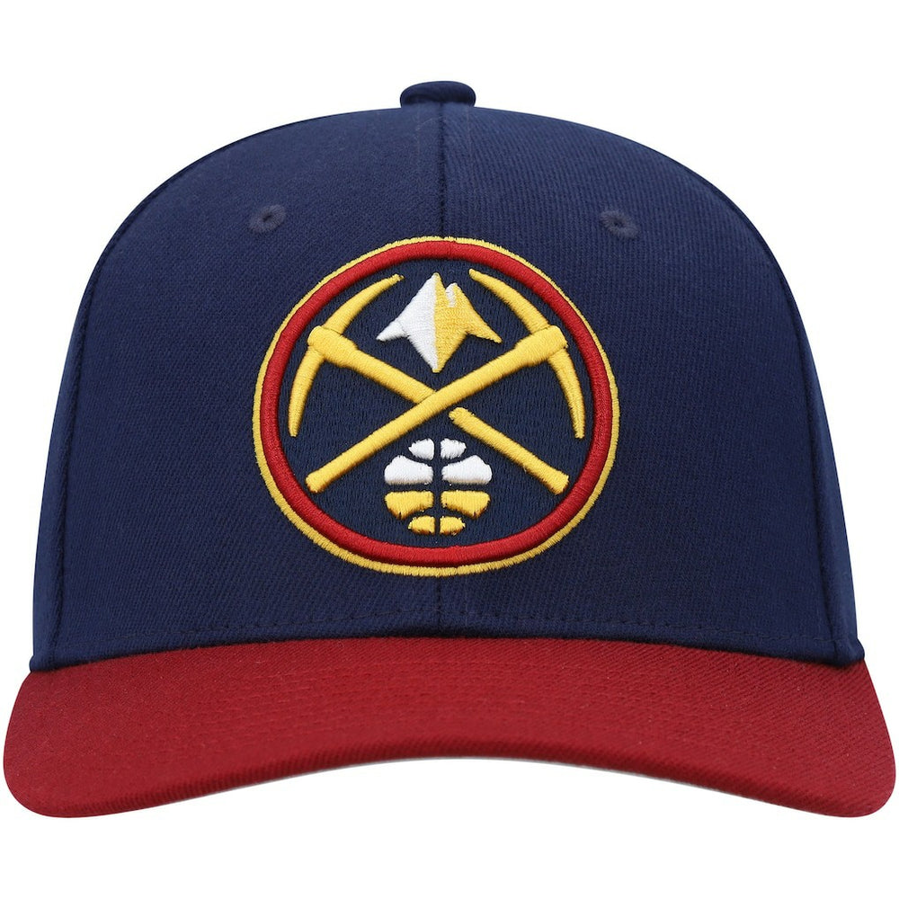Mitchell & Ness - Denver Nuggets MVP Team Two-Tone 2.0 Stretch-Snapback Hat - Navy/Red