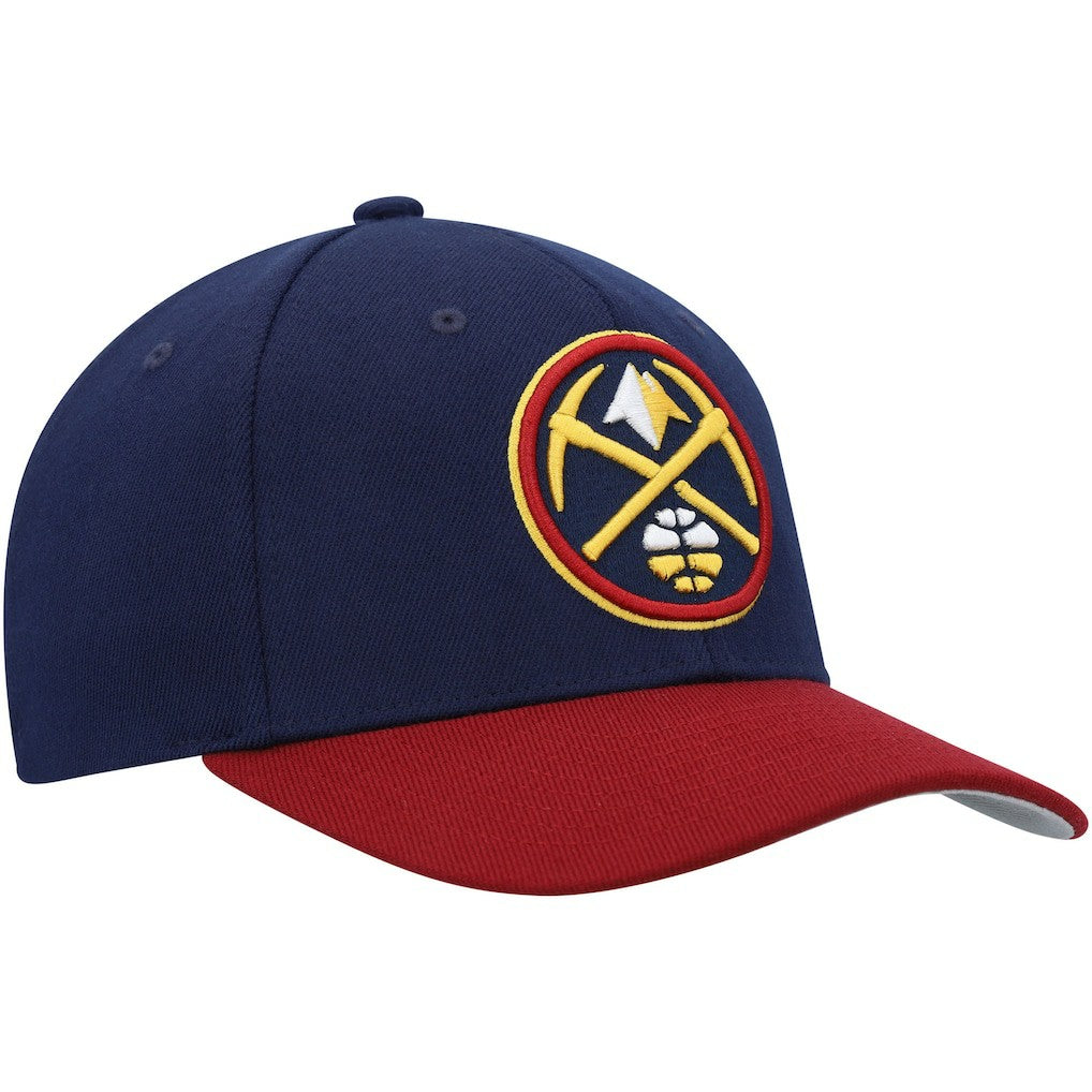 Mitchell & Ness - Denver Nuggets MVP Team Two-Tone 2.0 Stretch-Snapback Hat - Navy/Red
