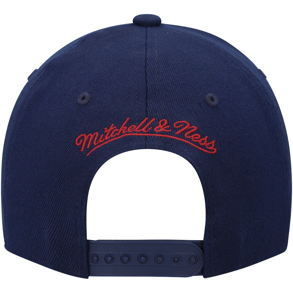 Mitchell & Ness - Denver Nuggets MVP Team Two-Tone 2.0 Stretch-Snapback Hat - Navy/Red