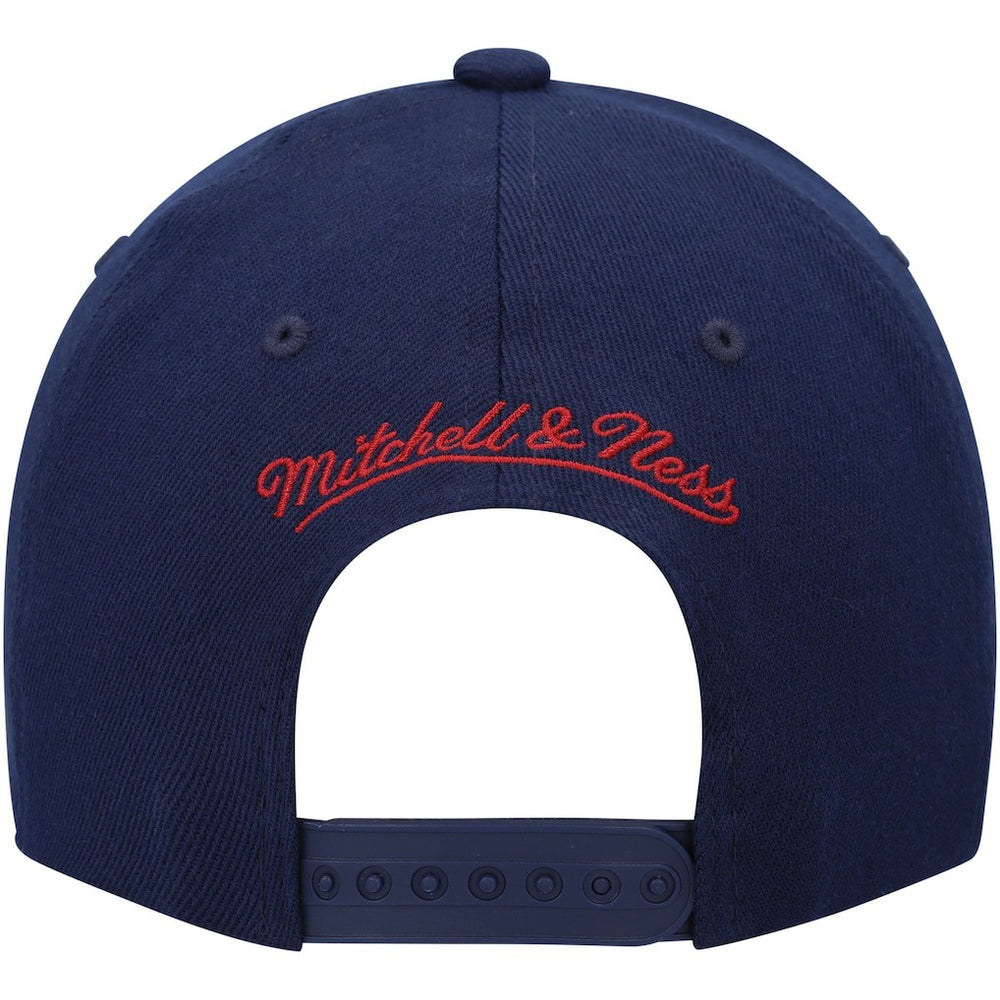 Mitchell & Ness - Denver Nuggets MVP Team Two-Tone 2.0 Stretch-Snapback Hat - Navy/Red
