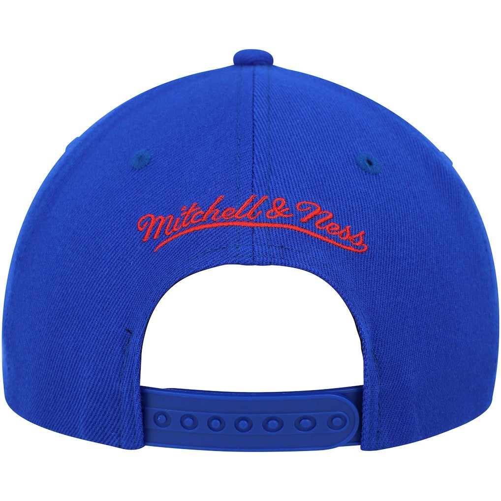 Mitchell & Ness - Philadelphia 76ers MVP Team Two-Tone 2.0 Stretch-Snapback Hat - Royal/Red