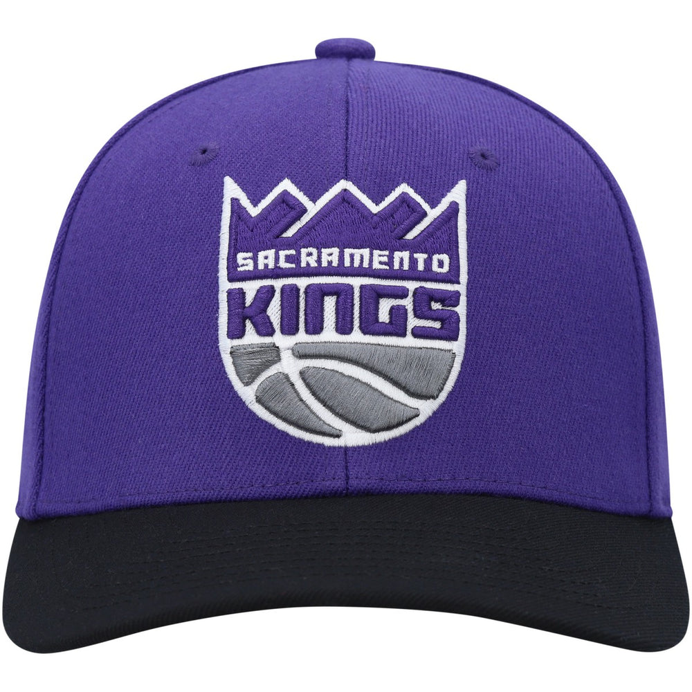 Mitchell & Ness - Sacramento Kings MVP Team Two-Tone 2.0 Stretch-Snapback Hat - Purple/Black