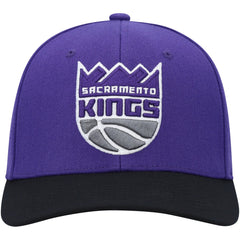 Mitchell & Ness - Sacramento Kings MVP Team Two-Tone 2.0 Stretch-Snapback Hat - Purple/Black