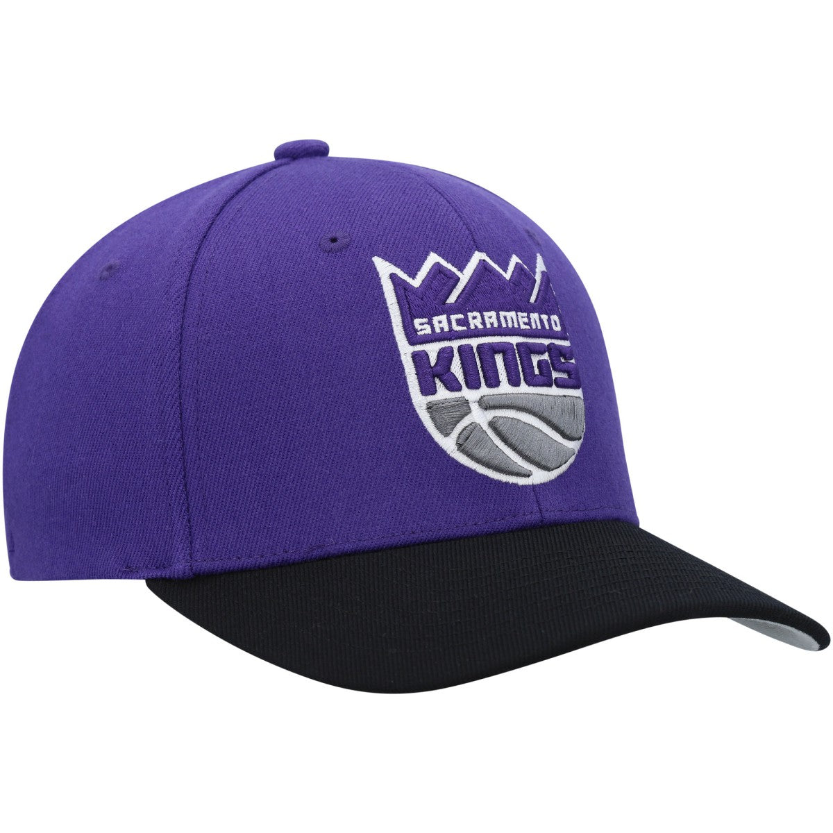 Mitchell & Ness - Sacramento Kings MVP Team Two-Tone 2.0 Stretch-Snapback Hat - Purple/Black
