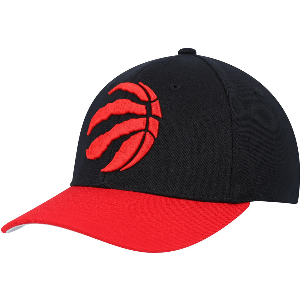 Mitchell & Ness - Toronto Raptors MVP Team Two-Tone 2.0 Stretch-Snapback Hat - Black/Red