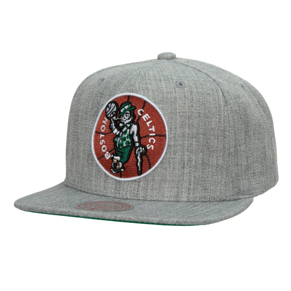 Mitchell & Ness - Boston Celtics Hardwood Classics 2.0 Snapback Hat - Heather Gray
