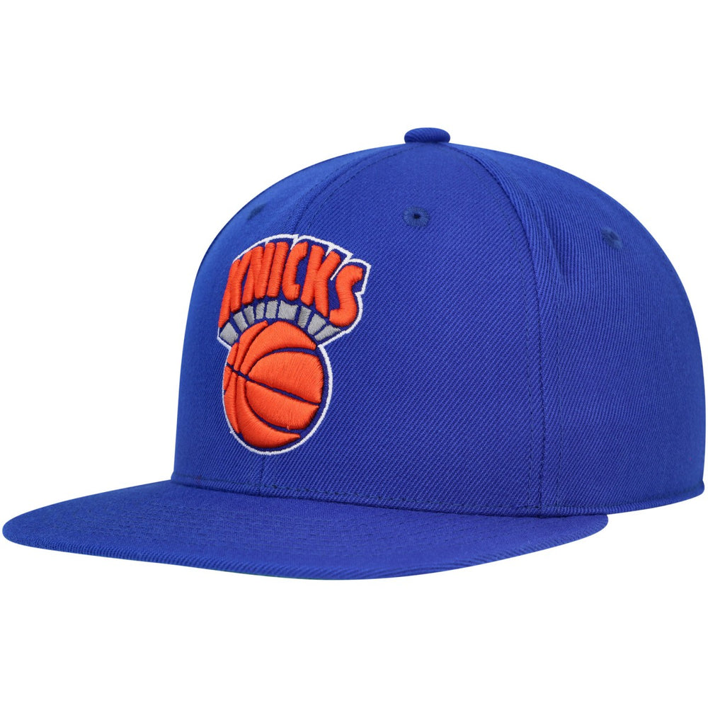 Mitchell & Ness - New York Knicks Hardwood Classics MVP Team Ground 2.0 Fitted Hat - Blue