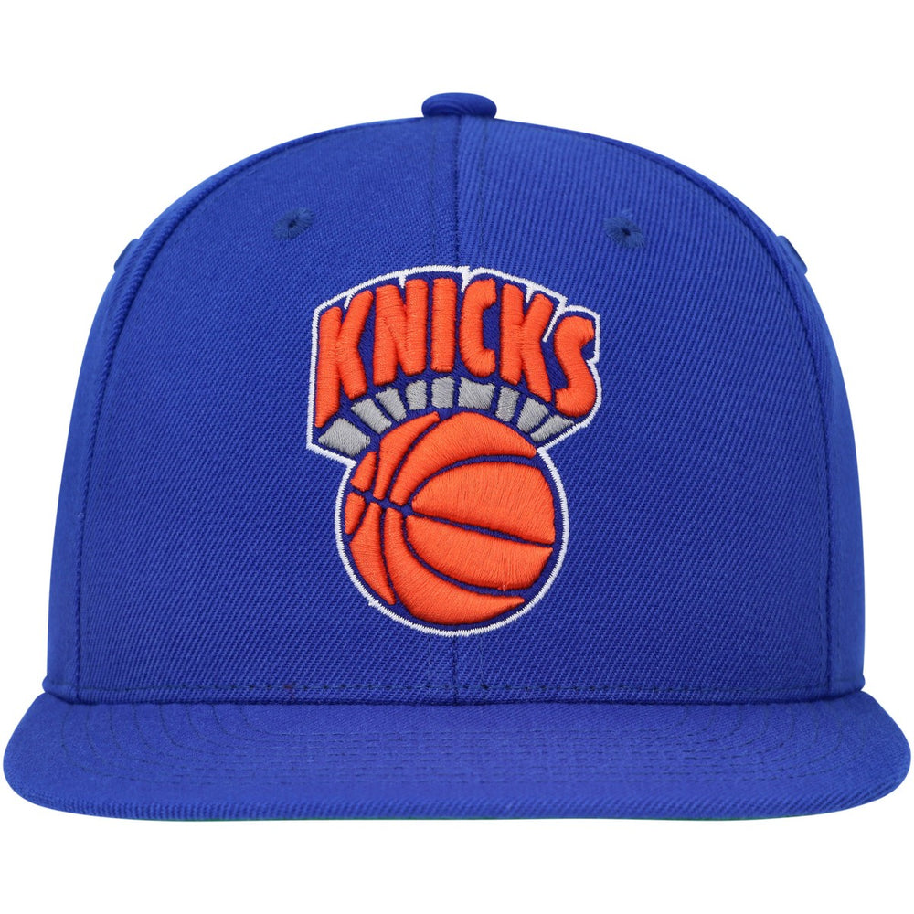 Mitchell & Ness - New York Knicks Hardwood Classics MVP Team Ground 2.0 Fitted Hat - Blue