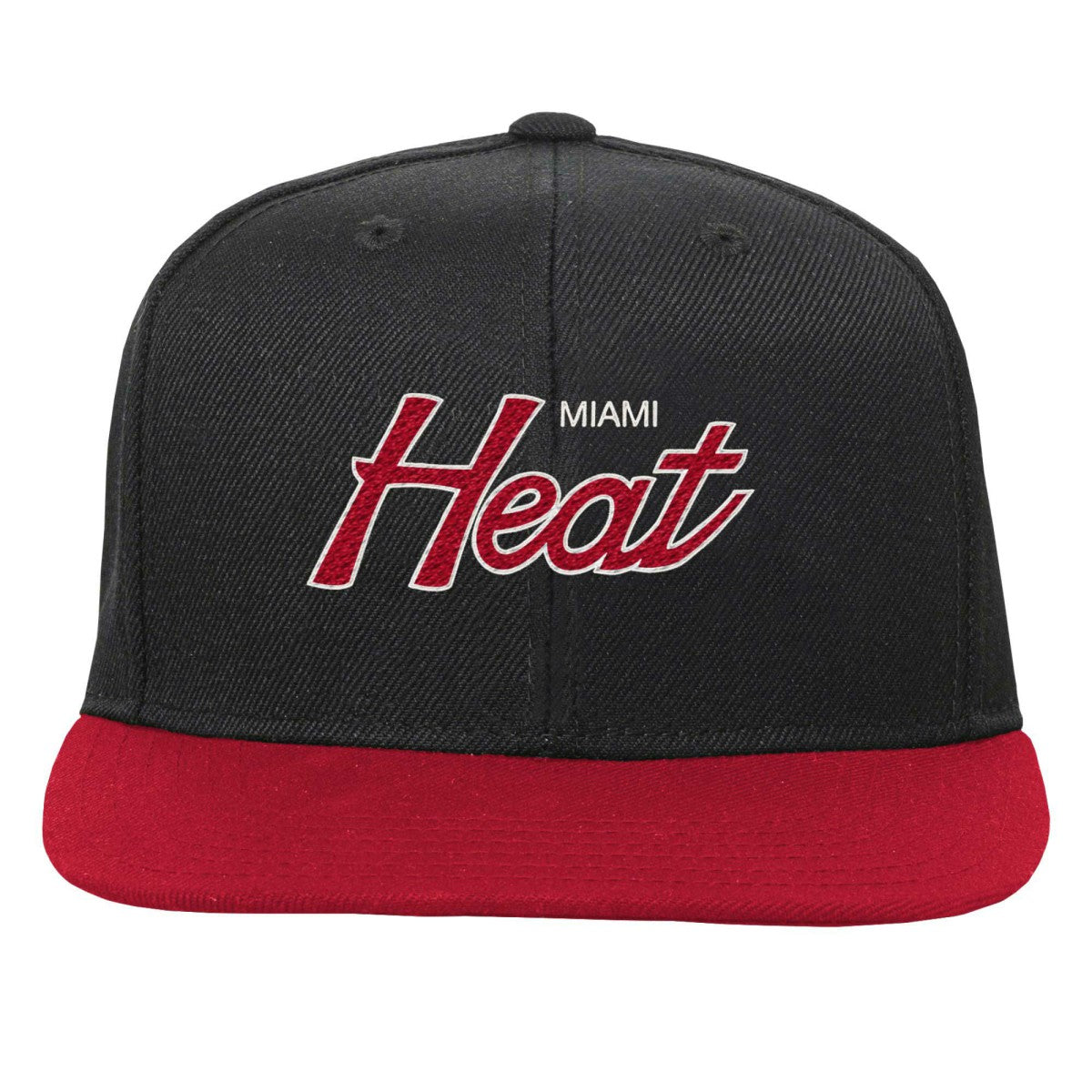 Mitchell & Ness - Miami Heat Youth Team Script Snapback Hat - Black