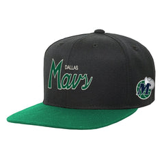 Mitchell & Ness - Dallas Mavericks Youth Team Script Snapback Hat - Black