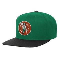 Mitchell & Ness - Boston Celtics Youth Two-Tone Snapback Hat - Kelly Green/Black