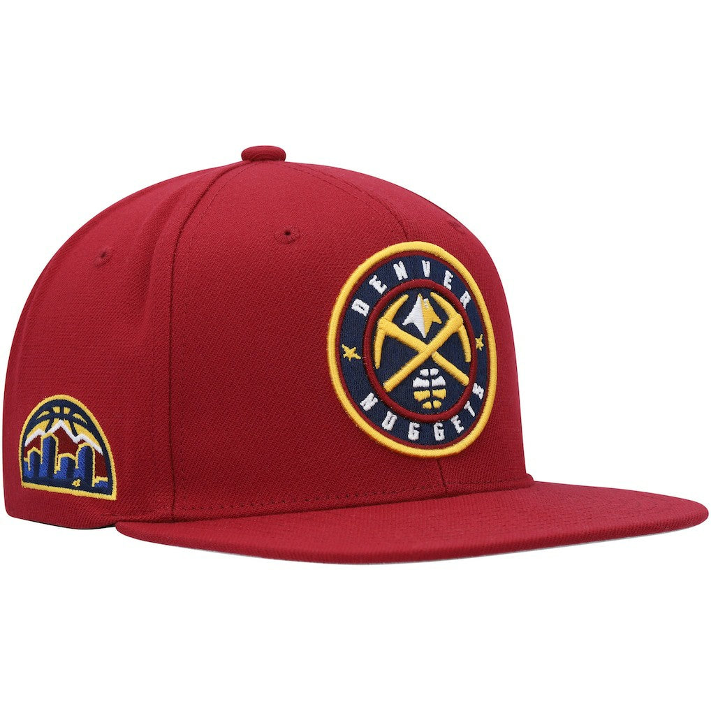 Mitchell & Ness - Denver Nuggets Side Core 2.0 Snapback Hat - Red